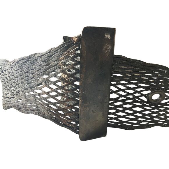 Sarah Cavender Metalworks Woven Metal Belt | Signed Wearable Art - Picture 5 of 7